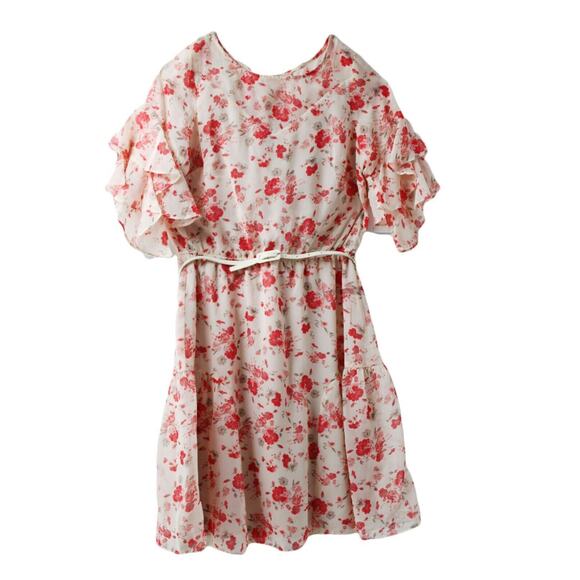 Women Dress Rabbit Designs Women's Floral Dress Sz 10 - Picture 3 of 5